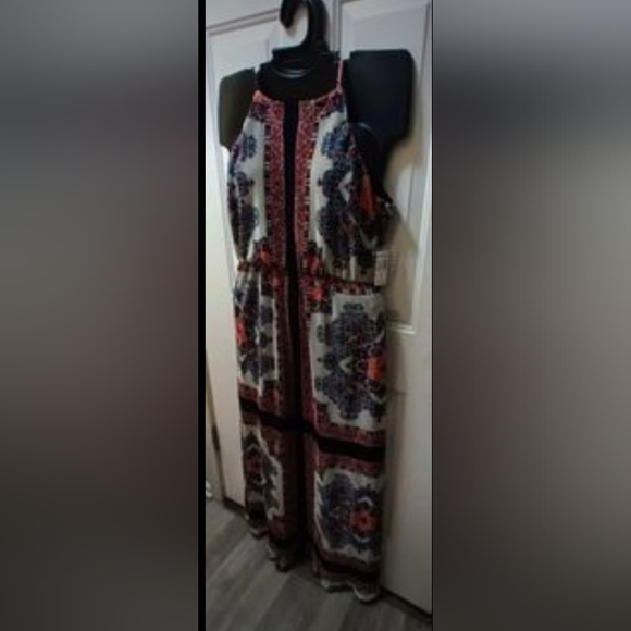 Established 1962 dressbarn size 14 multicolor maxi dress - Picture 3 of 11